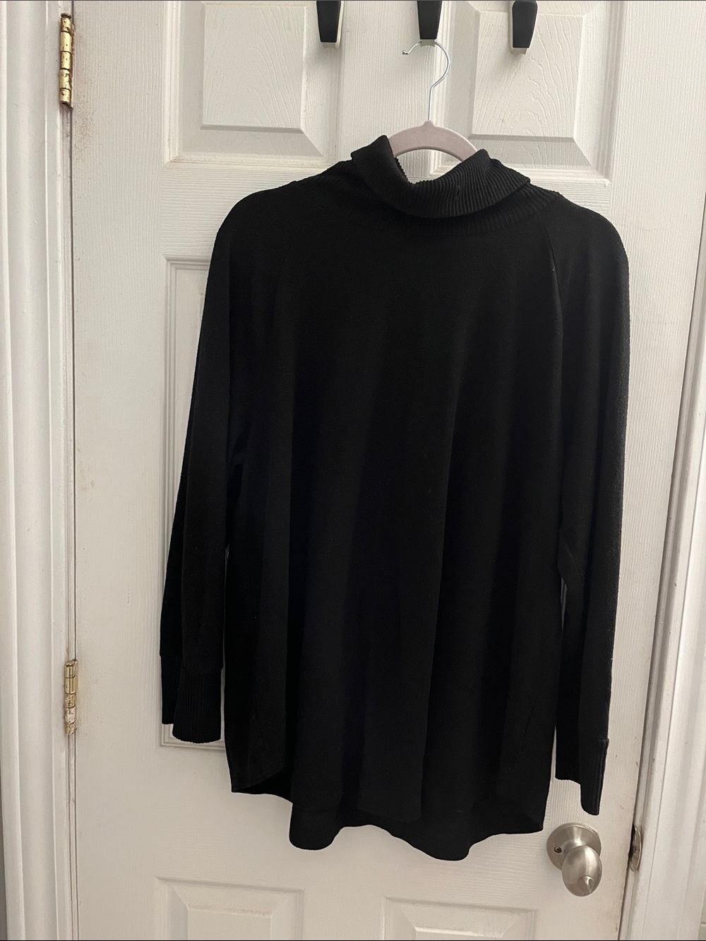 Men's Black Turtleneck Sweater